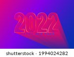 2022 new year futuristic... | Shutterstock .eps vector #1994024282