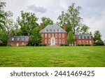 Small photo of Westover Plantation, historic colonial tidewater plantation located on the north bank of the James River in Charles City County, Virginia, USA