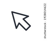 line cursor icon in trendy flat ... | Shutterstock .eps vector #1928014622