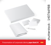 vector presentation template... | Shutterstock .eps vector #140766988