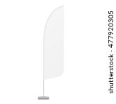 mockup outdoor feather blade... | Shutterstock .eps vector #477920305