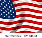 pride and glory usa flag | Shutterstock . vector #42453673