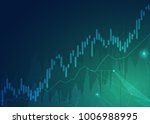 business candle stick graph... | Shutterstock .eps vector #1006988995