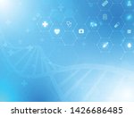 health care and science icon... | Shutterstock .eps vector #1426686485
