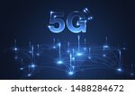 5g network wireless internet wi ... | Shutterstock .eps vector #1488284672