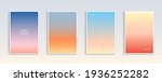 modern gradients summer  sunset ... | Shutterstock .eps vector #1936252282