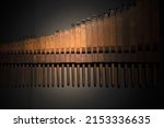 Old Organ Wood Pipes Keyboard...
