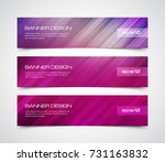 set of modern vector banners... | Shutterstock .eps vector #731163832