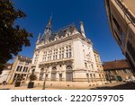 Small photo of View of City Hall of Sens - Mairie de Sens, Yonne. France