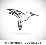 Vector Image Of An Hummingbird...