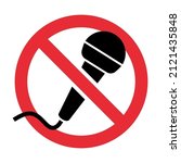 mute microphone audio icon.... | Shutterstock .eps vector #2121435848