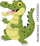 Cartoon Funny Crocodile...