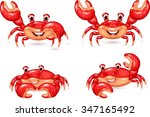 Cartoon Happy Crab Collection...