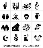  hajj season icon set including ... | Shutterstock .eps vector #1472288555