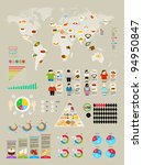 Food Infographic Set With...