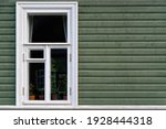 Rectangular Window With A White ...