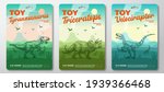 dinosaur toys labels template... | Shutterstock .eps vector #1939366468