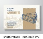 premium local camembert food... | Shutterstock .eps vector #2066036192