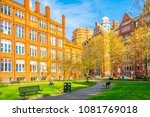 Small photo of MANCHESTER, UNITED KINGDOM, APRIL 11, 2017: View of the sackville gardens next to the shena slmon campus in Manchester, England