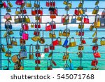 Love Locks Hanging On A Lookout ...