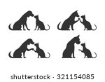 friends pet icon | Shutterstock .eps vector #321154085