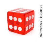 Red Tricky Die With All Sides...