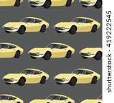 Seamless Pattern With Retro Car....