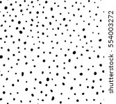 doodle dot pattern  | Shutterstock .eps vector #554003272