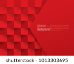 red abstract texture. vector... | Shutterstock .eps vector #1013303695