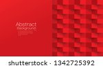 red abstract texture. vector... | Shutterstock .eps vector #1342725392