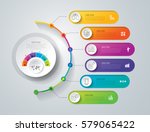 timeline infographics design... | Shutterstock .eps vector #579065422