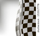 checkered sport racing flag... | Shutterstock . vector #152017778