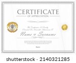 certificate or diploma retro... | Shutterstock .eps vector #2140321285