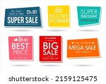 collection of colorful badges... | Shutterstock .eps vector #2159125475