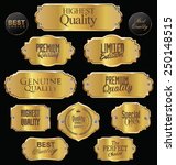 metal plates premium quality... | Shutterstock .eps vector #250148515