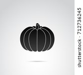 Pumpkin Halloween Icon Isolated ...