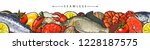 Vector Illustration Of Seafood...