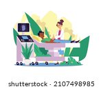 ultrasound scan of internal... | Shutterstock .eps vector #2107498985