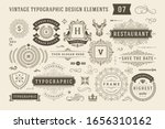 vintage typographic design... | Shutterstock .eps vector #1656310162