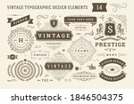 vintage typographic design... | Shutterstock .eps vector #1846504375