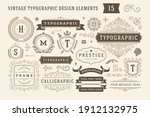 vintage typographic design... | Shutterstock .eps vector #1912132975