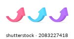 collection red  blue and purple ... | Shutterstock .eps vector #2083227418
