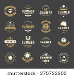 summer holidays labels design... | Shutterstock .eps vector #270732302