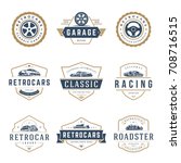 car logos templates vector... | Shutterstock .eps vector #708716515