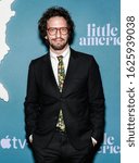 Small photo of Los Angeles, CA - January 23, 2020: Joshuah Bearman attends the premiere of Apple TV+'s "Little America" at Pacific Design Center