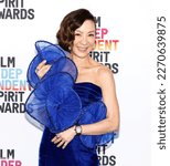 Small photo of Santa Monica, California - March 04, 2023: Michelle Yeoh attends the 2023 Film Independent Spirit Awards
