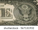 macro fragment banknote one us... | Shutterstock . vector #567131932