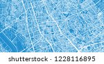 urban vector city map of... | Shutterstock .eps vector #1228116895