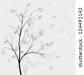 tree background  rasterized... | Shutterstock . vector #124491142