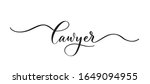 lawyer   calligraphy... | Shutterstock .eps vector #1649094955